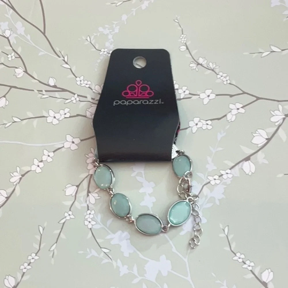 ❄️ Paparazzi | Blue and Silver Bohemian Bracelet Smooth Move